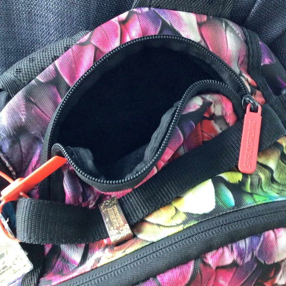 Sprayground Limited Edition Rainbow Feather Angel Wings Backpack - Multicolor
